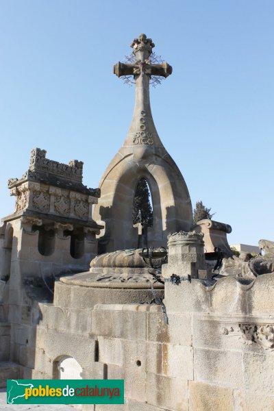 Lloret de Mar - Cementiri, panteó Esqueu-Vilallonga (Foto: Albert Esteves, 2011) Lloret de Mar - Cementiri, panteó Esqueu-Vilallonga