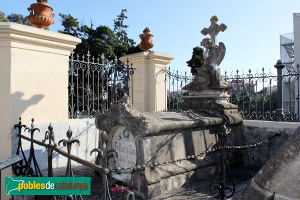 Lloret de Mar - Cementiri, sepulcre Narcís Zaragoza (Vicenç Artigas)