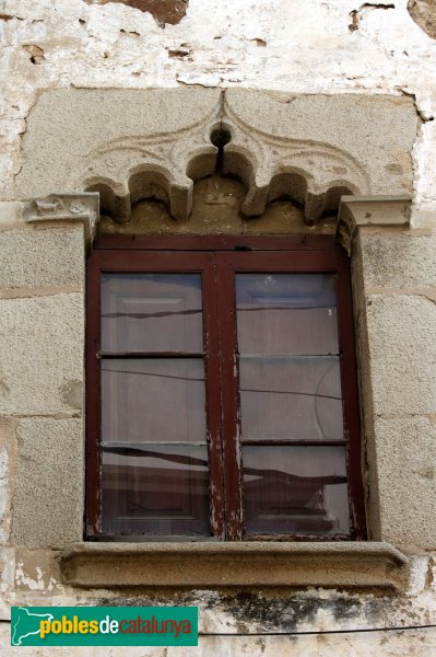 Blanes - Can Girbau, finestra gòtica