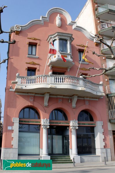 Blanes - Casa del Poble, façana de mar (Foto: Albert Esteves, 2011) Blanes - Casa del Poble, façana de mar