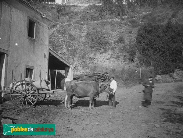 Hostalric - Molí (Foto: Josep Salvany -Fons Salvany-Biblioteca de Catalunya-, 1923) Hostalric - Molí