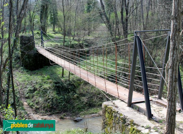 Massanes - Pont penjat de Can Ramilans