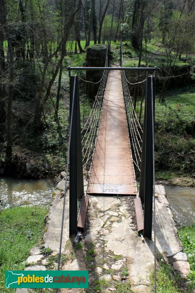 Massanes - Pont penjat de Can Ramilans