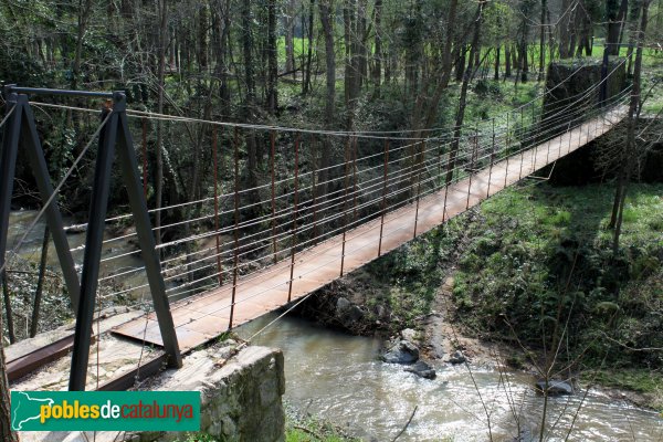 Massanes - Pont penjat de Can Ramilans