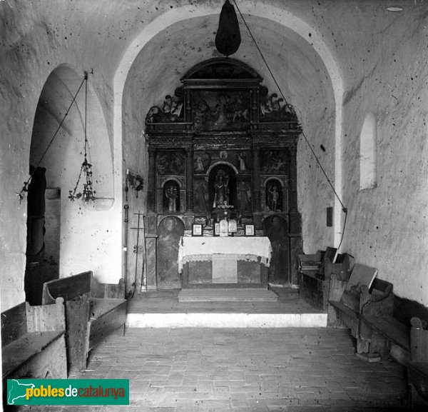 Riells i Viabrea - Església de Sant Llop de Viabrea (Foto: Josep Salvany - Fons Salvany, Biblioteca de Catalunya, 1922) Riells i Viabrea - Església de Sant Llop de Viabrea