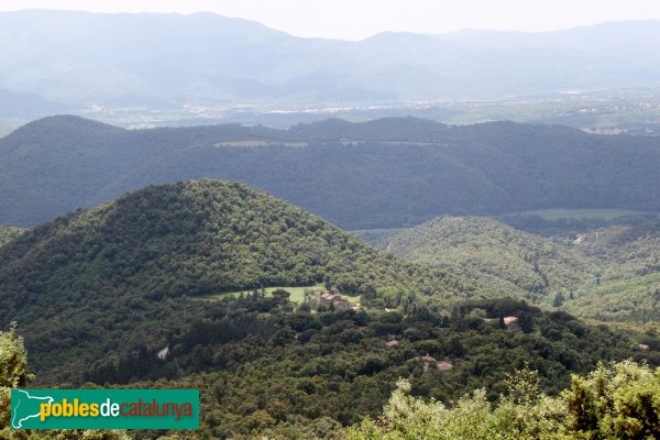 Sant Feliu de Buixalleu - Buixalleu, des de Santa Bàrbara