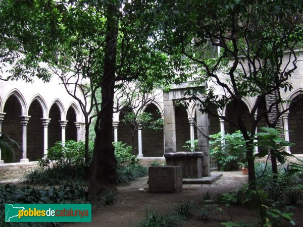 Barcelona - Església de Santa Anna. Claustre (Foto: Núria Llasat, 2011) Barcelona - Església de Santa Anna. Claustre