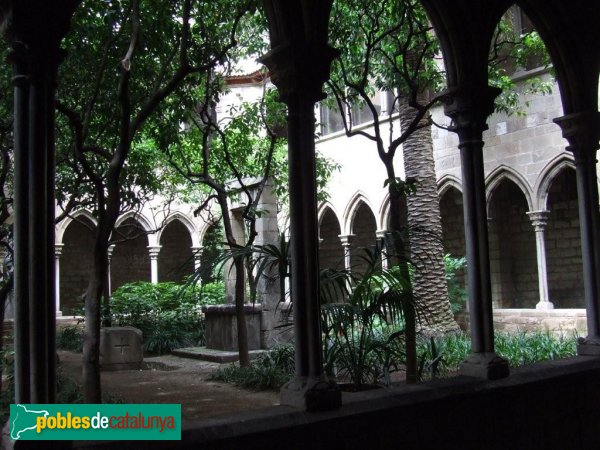 Barcelona - Església de Santa Anna. Claustre