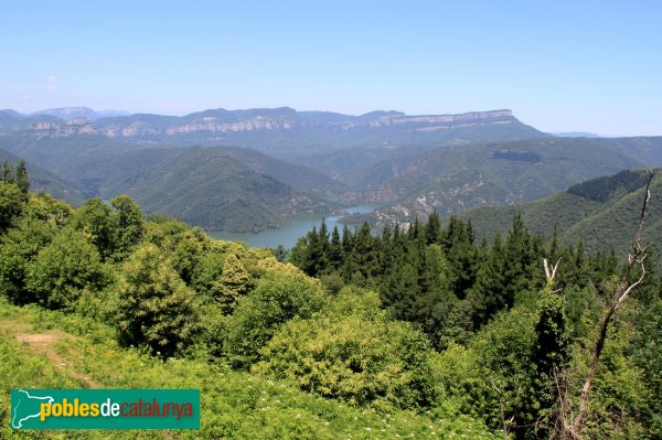 Osor - Panoràmica des del Coll