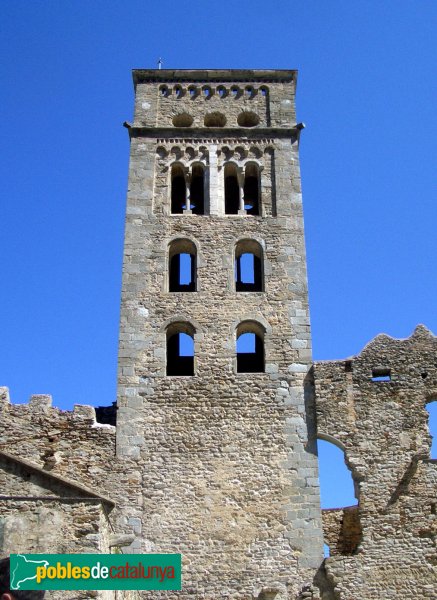 Port de la Selva - Sant Pere de Roda, campanar (Foto: Pere Galí, 2007) Port de la Selva - Sant Pere de Roda, campanar