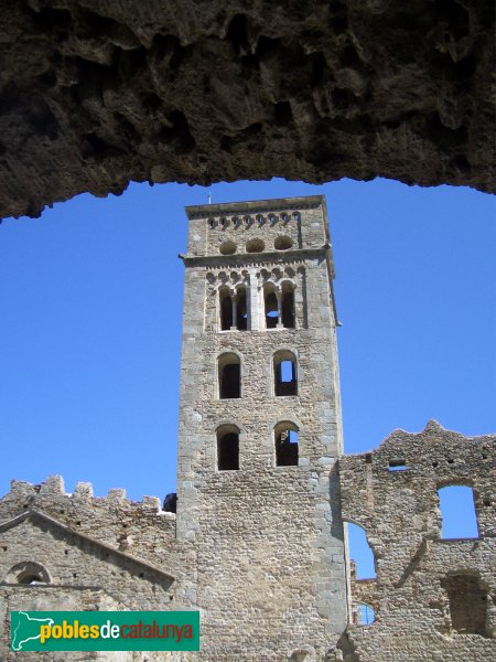 Port de la Selva - Sant Pere de Rodes, campanar (Foto: Pere Galí, 2007) Port de la Selva - Sant Pere de Rodes, campanar