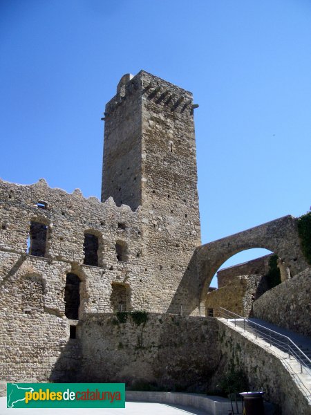 Port de la Selva - Sant Pere de Rodes, torre d'Homenatge (Foto: Pere Galí, 2007) Port de la Selva - Sant Pere de Rodes, torre d'Homenatge
