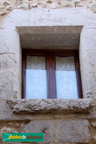 Avinyonet de Puigventós, llinda 1650 (Foto: Albert Esteves, 2011) Avinyonet de Puigventós, llinda 1650