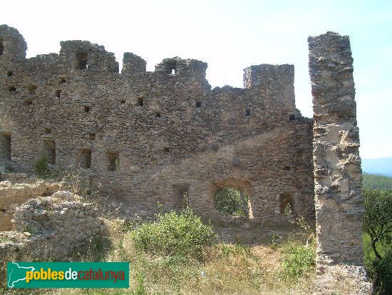 Les Escaules - Castell (Foto: Invarquit-Gencat) Les Escaules - Castell