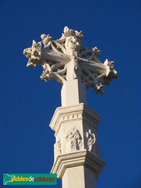 Castellnou de Seana - Rèplica de la creu de terme