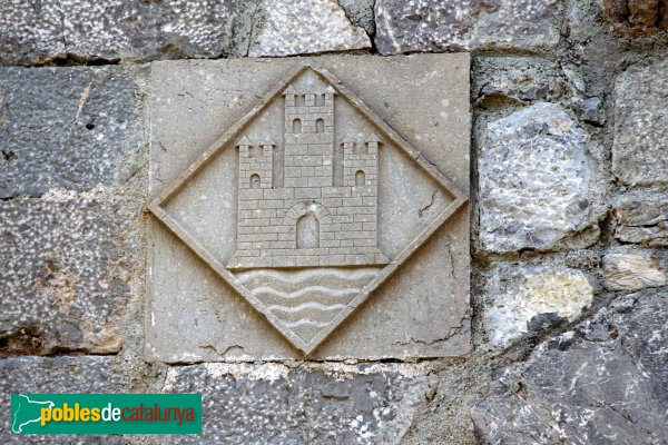 Pont de Molins - Monestir del Roure, escut