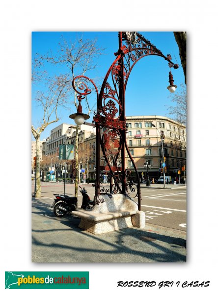 Barcelona - Fanal del Passeig de Gràcia (Foto: Rossend Gri) Barcelona - Fanal del Passeig de Gràcia