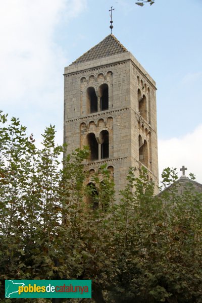 Vilabertran - Església de Santa Maria, campanar