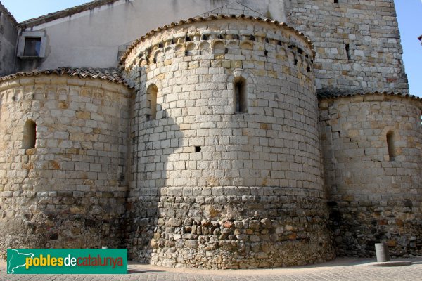 Caldes de Malavella - Església de Sant Esteve, absis