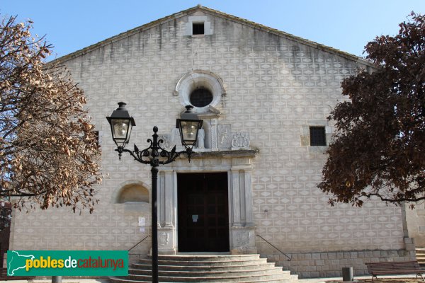 Caldes de Malavella - Església de Sant Esteve, façana
