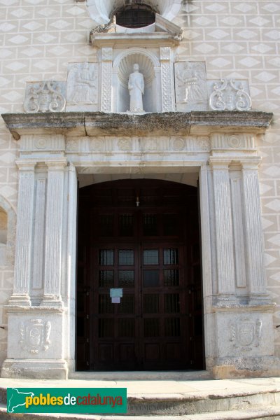 Caldes de Malavella - Església de Sant Esteve, portada (Foto: Albert Esteves, 2012) Caldes de Malavella - Església de Sant Esteve, portada