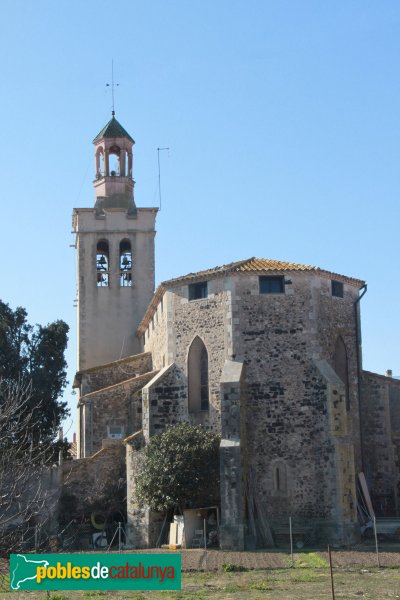 Riudellots de la Selva - Església de Sant Esteve, capçalera