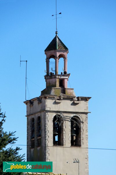 Riudellots de la Selva - Església de Sant Esteve, campanar