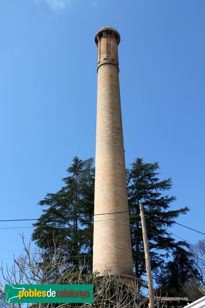 Sant Julià de Llor i Bonmatí - Colònia Bonmatí, xemeneia