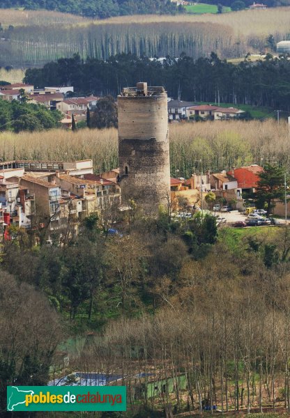 Hostalric - Torre dels Frares (Foto: Alberto González Rovira, 2012) Hostalric - Torre dels Frares