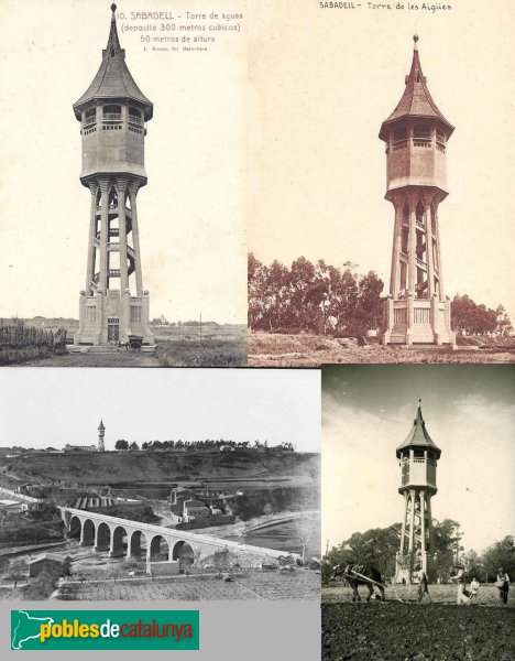 Torre de l'Aigua, fotos antigues Torre de l'Aigua, fotos antigues