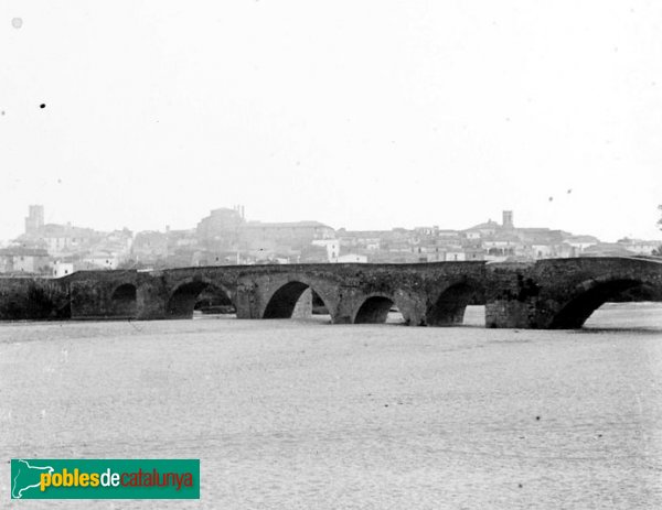 Castelló d´Empúries - Pont Vell (Foto: Josep Salvany, Fons Salvany-Biblioteca de Catalunya, 1912) Castelló d´Empúries - Pont Vell
