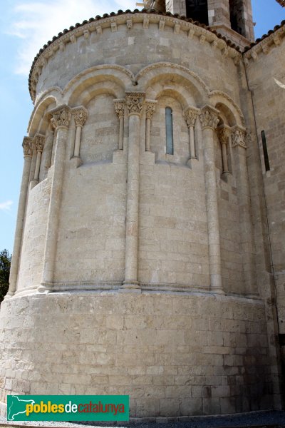 Sant Martí Sarroca - Església de Santa Maria, absis (Foto: Albert Esteves, 2012) Sant Martí Sarroca - Església de Santa Maria, absis