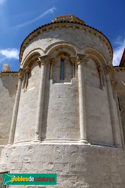 Sant Martí Sarroca - Església de Santa Maria, absis (Foto: Albert Esteves, 2012) Sant Martí Sarroca - Església de Santa Maria, absis