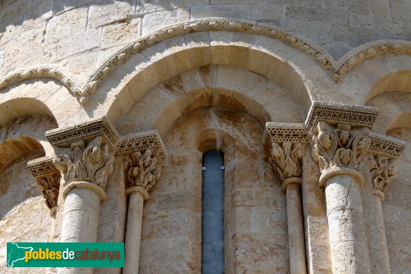 Sant Martí Sarroca - Església de Santa Maria, detall absis