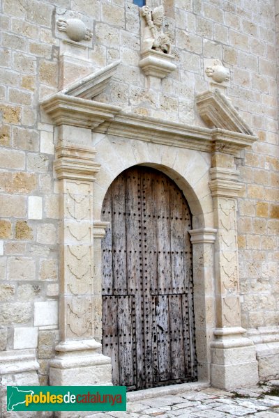 Sant Martí Sarroca - Església de Santa Maria, portada renaixentista (Foto: Albert Esteves, 2012) Sant Martí Sarroca - Església de Santa Maria, portada renaixentista