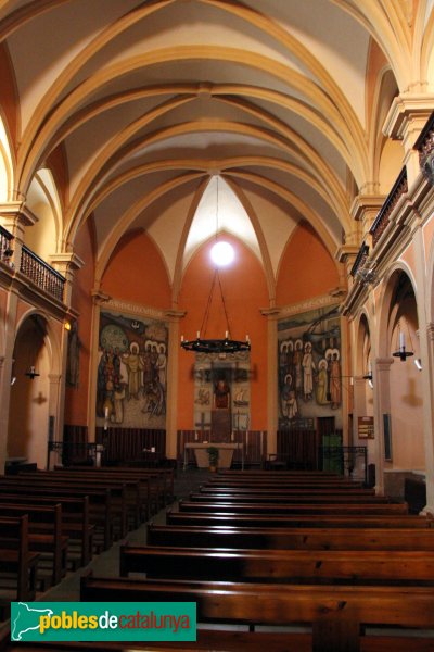 Sant Pere de Riudebitlles - Església, interior (Foto: Albert Esteves, 2012) Sant Pere de Riudebitlles - Església, interior