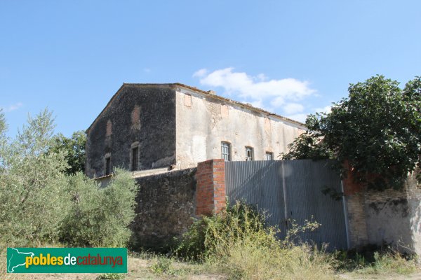 Sant Pere de Riudebitlles - Fàbrica i pont del Valls