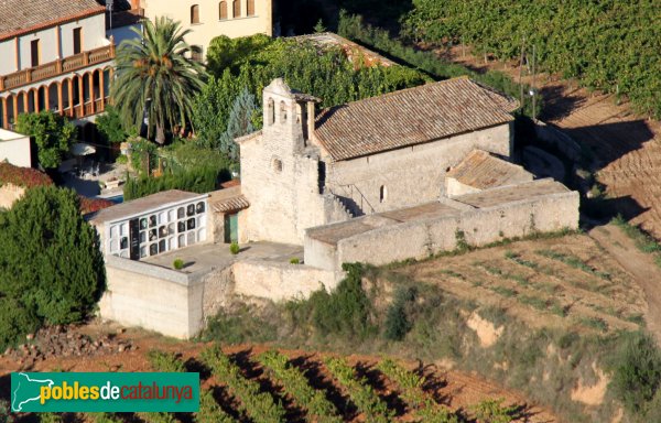 Subirats - Sant Joan Sesrovires, des del castell de Subirats (Foto: Albert Esteves, 2012) Subirats - Sant Joan Sesrovires, des del castell de Subirats