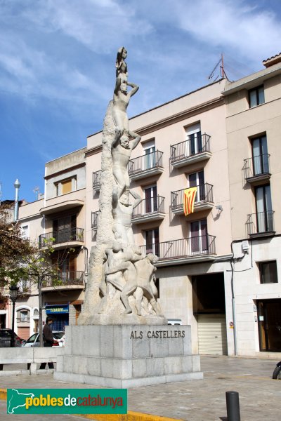 Vilafranca - Monument als Castellers (Foto: Albert Esteves, 2012) Vilafranca - Monument als Castellers
