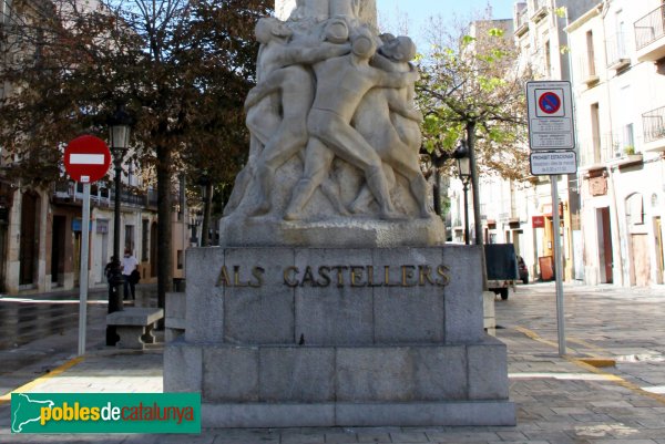 Vilafranca - Monument als Castellers
