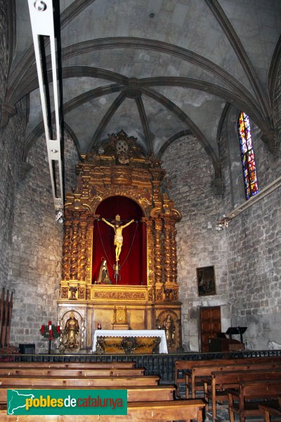 Barcelona - Església de Santa Maria del Pi. Capella de la Puríssima Sang