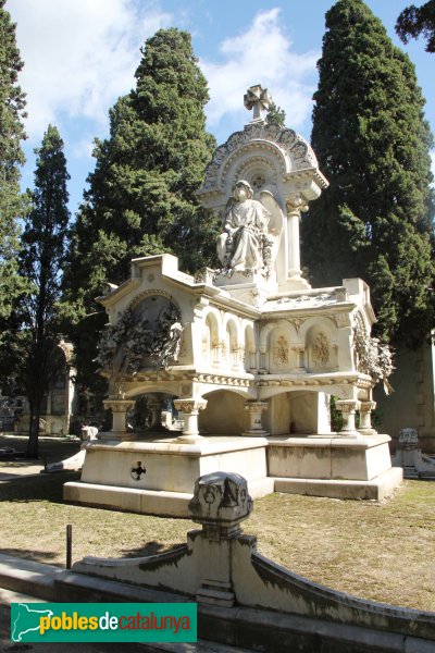 Vilafranca del Penedès - Cementiri, panteó Ramon Marimon