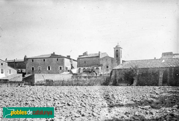 Ventalló - Panoràmica de Montiró, amb el Palau i l´església