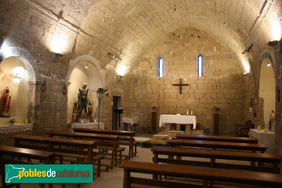 Palau de Santa Eulàlia - Església de Santa Eulàlia (Foto: Jacob Casquete - Invarquit, Generalitat de Catalunya, 2009) Palau de Santa Eulàlia - Església de Santa Eulàlia