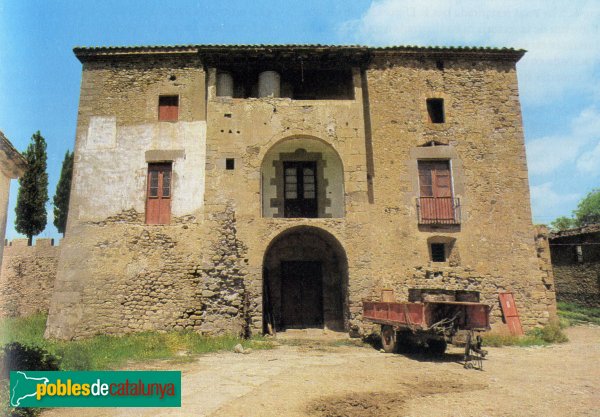 Garrigàs - Castell d'Arenys, abans de la reforma historicista