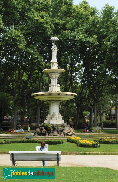 Barcelona - Parc de la Ciutadella - Dama del Paraigua