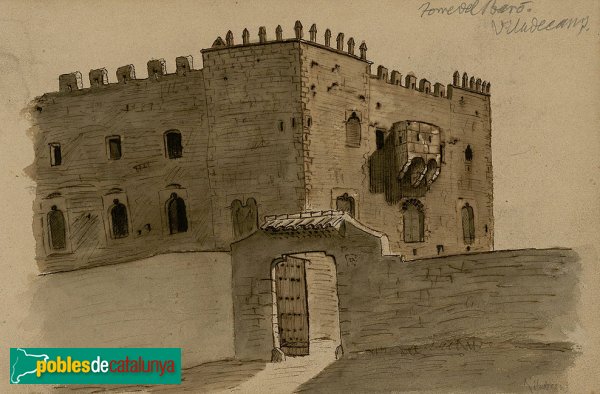 Viladecans - Torre del Baró, gravat antic Viladecans - Torre del Baró, gravat antic