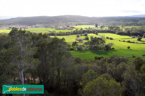 Pontós - Panoràmica des de la torre de l'Àngel