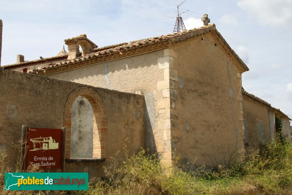 Sant Martí Sarroca - Cal Miret, capella de Sant Sadurní