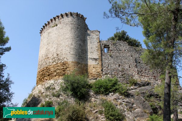 Gelida - Castell. Recinte sobirà